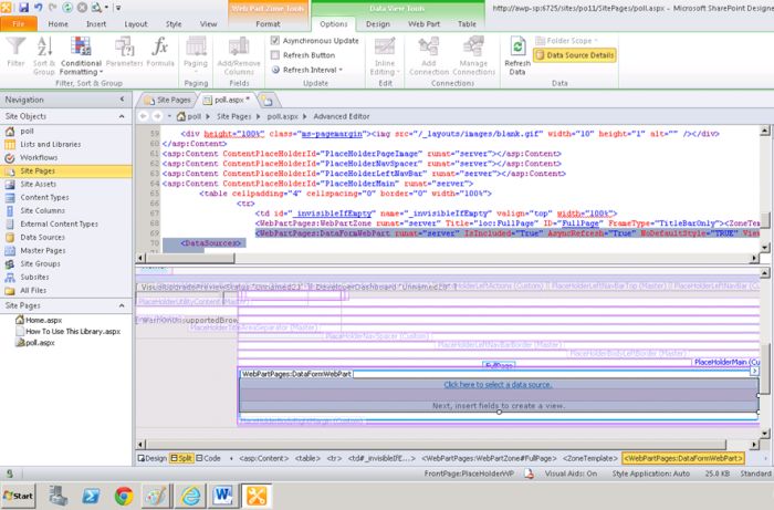 Select the data source